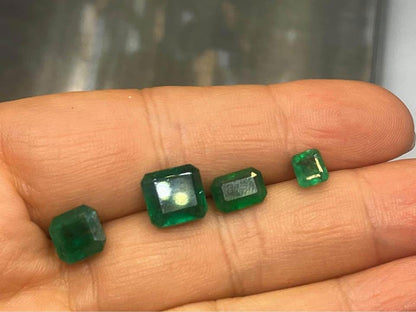 Natural emerald lot