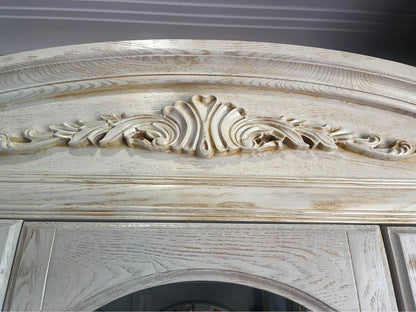 French antique style solid timber buffet ex display furniture new condition