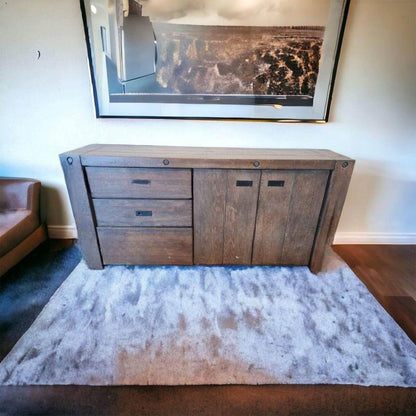 Solid timber rustic sideboard hall stand coffee table $250/p
