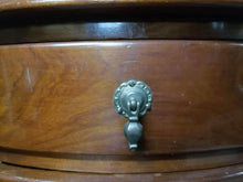 Load image into Gallery viewer, Mahogany antique dresser dressing table with glass table kidney style sideboard
