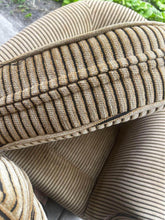 Load image into Gallery viewer, Super comfy armchairs with wheels excellent conditions feather cushions removabl
