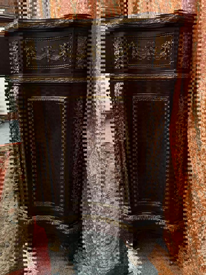 French 19th Century Louis XVI Style Bronze Mounted Commode Cabinets sideboard