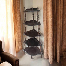 Load image into Gallery viewer, A pair of I rage solid timber displays corner shelf solid timber bookcase
