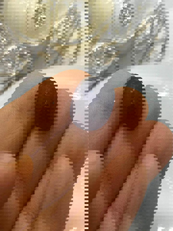 Natural sapphire 15.13ct brilliant cut Sri Lanka dark blue with GRS certificate