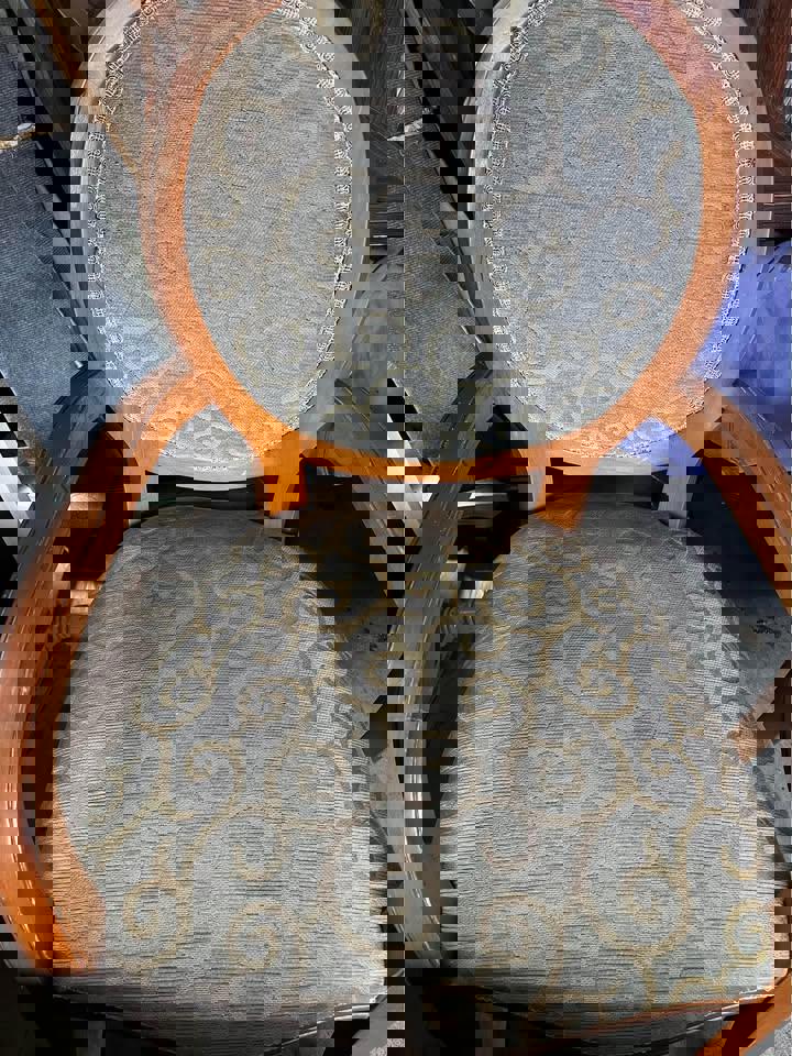 Large vintage armchairs 57.5w x 55d x 100h cm  very strong and solid