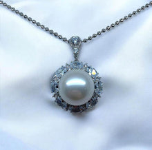 Load image into Gallery viewer, 16MM giant natural Freshwater Pearl Pendant in S925 with certificate gift for her
