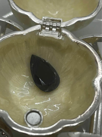 Kashimr 10.81ct natural blue sapphire pear cut no heat treated national post