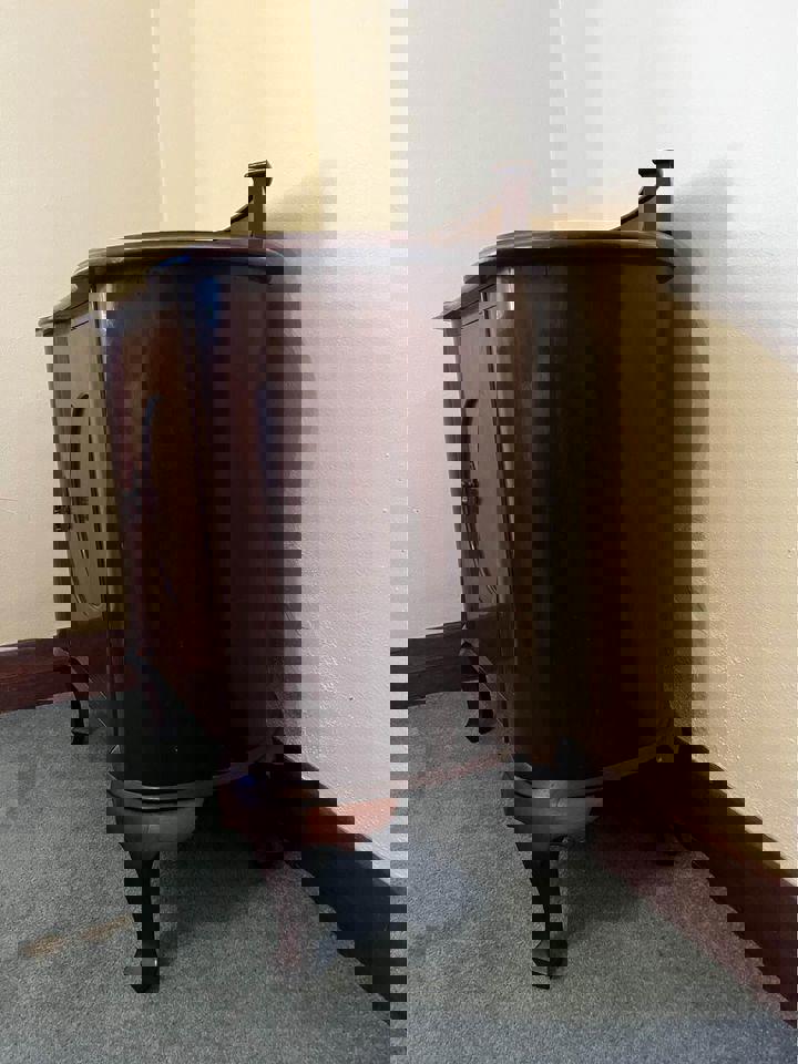 Vintage mahogany Kidney-Shaped Cabinet - Unique & Charming solid timber perfect condition