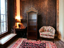Load image into Gallery viewer, Elegant Vintage Wooden Bookcase with Intricate Carvings
