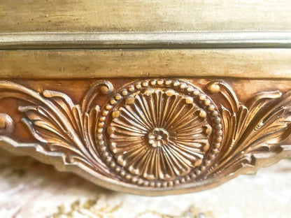 Baroque antique marble top chest of drawers hall stand Morocco  style