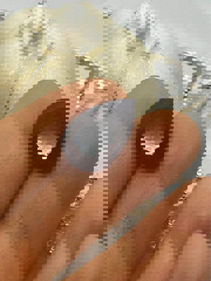 Kashimr 10.81ct natural blue sapphire pear cut no heat treated national post