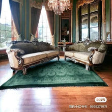 Load image into Gallery viewer, Large sofa set 1.8m +1.5m 3 seats +2 seats +2 single sofas 7 seats antique style lounge set timber
