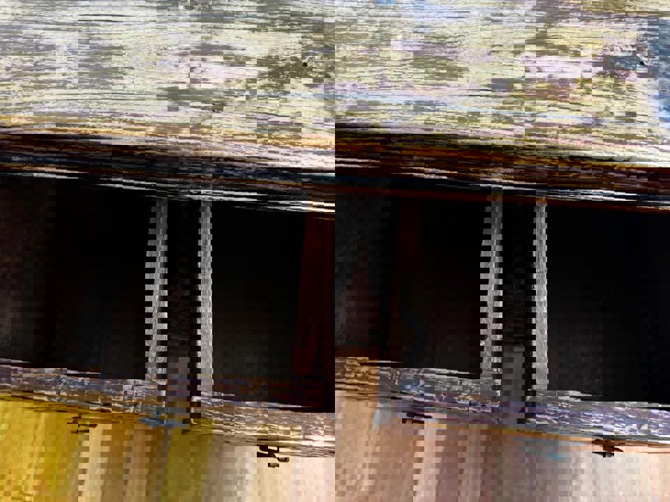 107x 77x 57d cm Vintage Chinese cabinet hall Stand hand carved solid timber