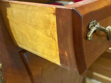 Load image into Gallery viewer, Louis XV Elegance: Mahogany Cabinet with Marble Top &amp; Brass Accents reproduction

