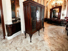 Load image into Gallery viewer, Antique Wooden Display Cabinet with Drawers
