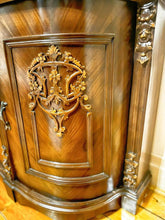 Load image into Gallery viewer, Antique small size Display Cabinet corner display cabinet sideboard
