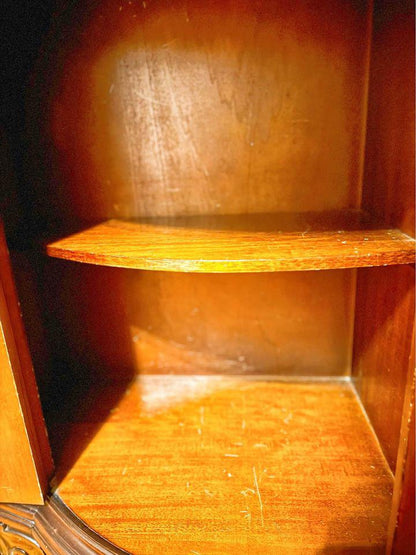 Perfect condition wall unit mahogany buffet sideboard vintage