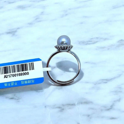 7mm Tahitian South Sea Pearl Lea Ring with certificate