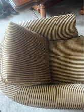 Load image into Gallery viewer, Super comfy armchairs with wheels excellent conditions feather cushions removabl
