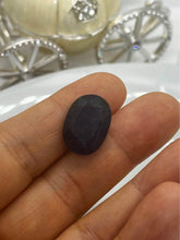 Load image into Gallery viewer, Natural sapphire 15.13ct brilliant cut Sri Lanka dark blue with GRS certificate
