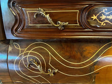 Load image into Gallery viewer, 114x52x110cm antique French style chest of drawers dresser sideboard solid timb
