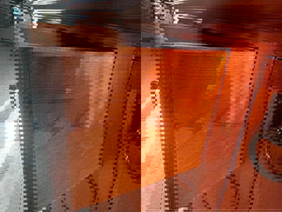 Excellent condition antique sideboard tall boy dresser solid timber