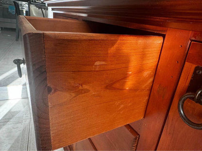 Excellent condition antique sideboard tall boy dresser solid timber