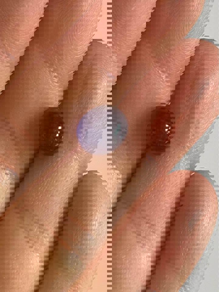 4.45ct natural cornflower blue sapphire Sri Lanka region cab