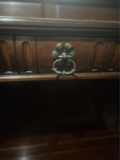 Henry II Walnut Server antique French walnut solid timber sideboard hall stall