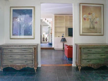 Load image into Gallery viewer, Antique marble top sideboard hall stand cabinet chest of drawers new condition
