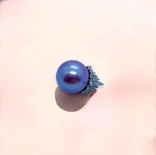 Load image into Gallery viewer, 13mm S925 AAA Purple Freshwater Pearl Pendant with certificate

