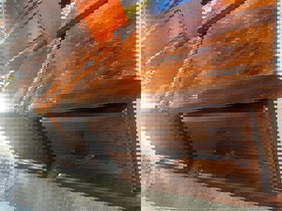 Rustic solid timber beside tables $300 for a pair and large coffee table $400