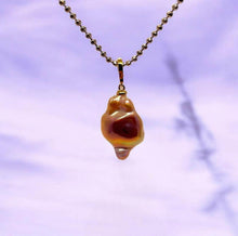 Load image into Gallery viewer, S925 baroque diamond style natural Freshwater Pearl Pendant with certificate
