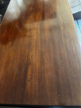 Load image into Gallery viewer, Antique 80 years+ walnut solid timber desk excellent condition pure brass acce
