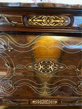 Load image into Gallery viewer, 114x52x110cm antique French style chest of drawers dresser sideboard solid timb
