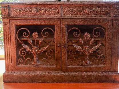 Antique marble top sideboard hall stand cabinet chest of drawers new condition