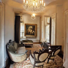 Load image into Gallery viewer, Large vintage luxury 7 seats sofa set lounge suite refurbished new condition
