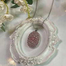 Load image into Gallery viewer, Pink sapphire flower pendent in s925
