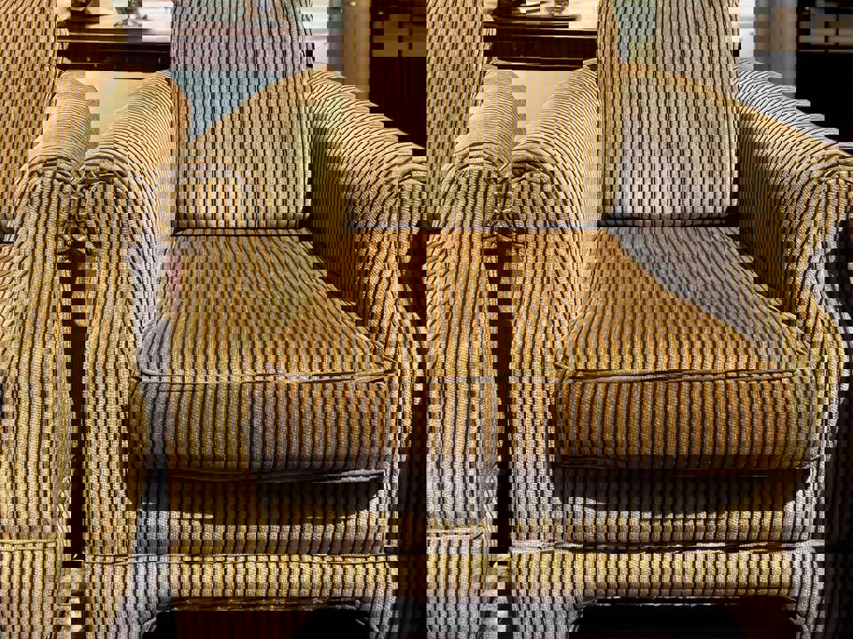 Super comfy single sofa down feather filling removable covers with wheels