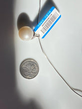 Load image into Gallery viewer, 16mm giant natural pearl pendent in s925 necklace with certificate
