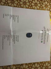 Load image into Gallery viewer, Natural sapphire 15.13ct brilliant cut Sri Lanka dark blue with GRS certificate
