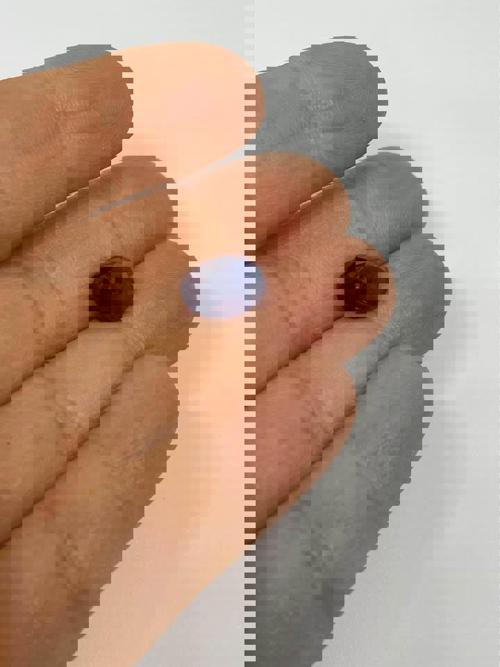 3.96 ct Kashmir natural sapphire cornflower( blue to purple)with GIL certificate