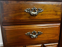 Load image into Gallery viewer, Vintage TV unit sideboard hall table tall boy chest of drawers solid timber
