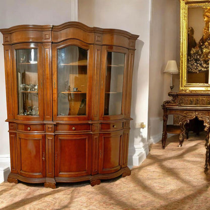 Perfect condition wall unit mahogany buffet sideboard vintage
