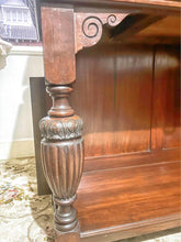 Load image into Gallery viewer, Antique Mahogany Sideboard Buffet hand carved excellent condition 110L x 45W x 115H cm
