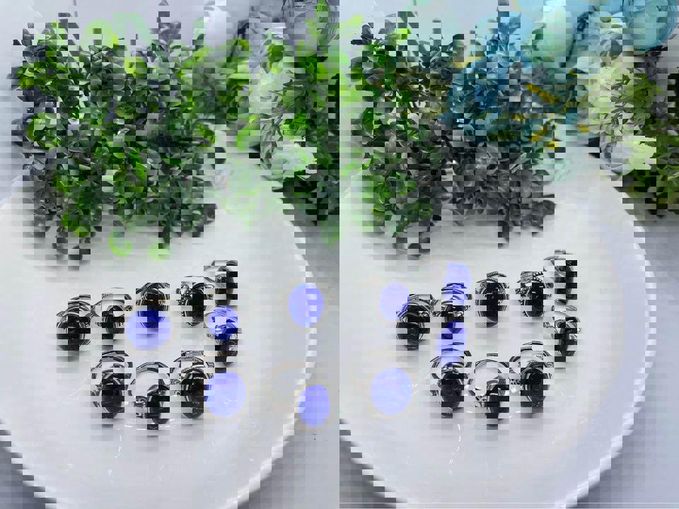 Top quality Afghan lapis sterling silver rings $49 each include postage nationally