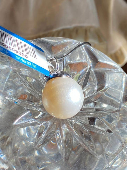 16mm giant natural pearl pendent in s925 necklace with certificate