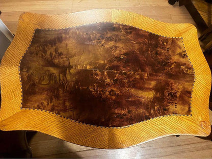 Elegant Vintage Side Tables with Brass Accents hall table hall stand bedside tables Louise XV