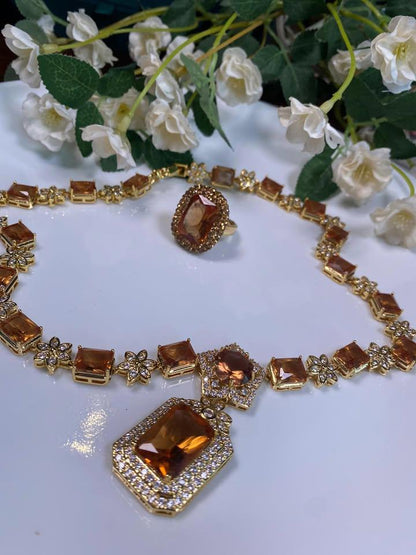 ChromaLuxe Radiance Set ring and necklace set changing 6 colours