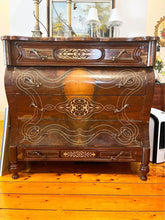 Load image into Gallery viewer, 114x52x110cm antique French style chest of drawers dresser sideboard solid timb
